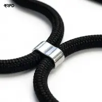 RPD catena per cellulare universale in nylon - robusta scheda di inserimento - per tutti gli smartphone, nero – Bild 9