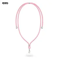 RPD cell phone chain universal nylon necklace - robust insert card - for all smartphones, pink – Bild 1
