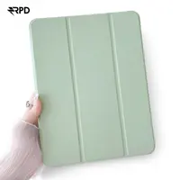 RPD - Custodia per iPad Pro 12,9" (3a/4a/5a/6a generazione, 2018-2022) / Air 13" (2024) SBL, Tri-Fold, verde chiaro – Bild 1