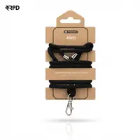 RPD Handykette Universal Nylon Necklace - Robuste Einlegekarte - für alle Smartphones, Schwarz – Bild 2