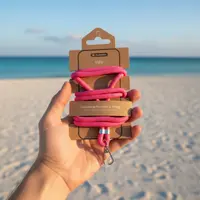 RPD Handykette Universal Nylon Necklace - Robuste Einlegekarte - für alle Smartphones, Pink – Bild 2