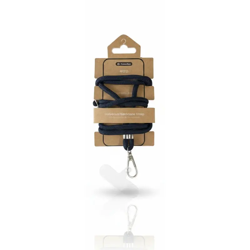 RPD Handykette Universal Nylon Necklace - Robuste Einlegekarte - für alle Smartphones, Mitternachtsblau