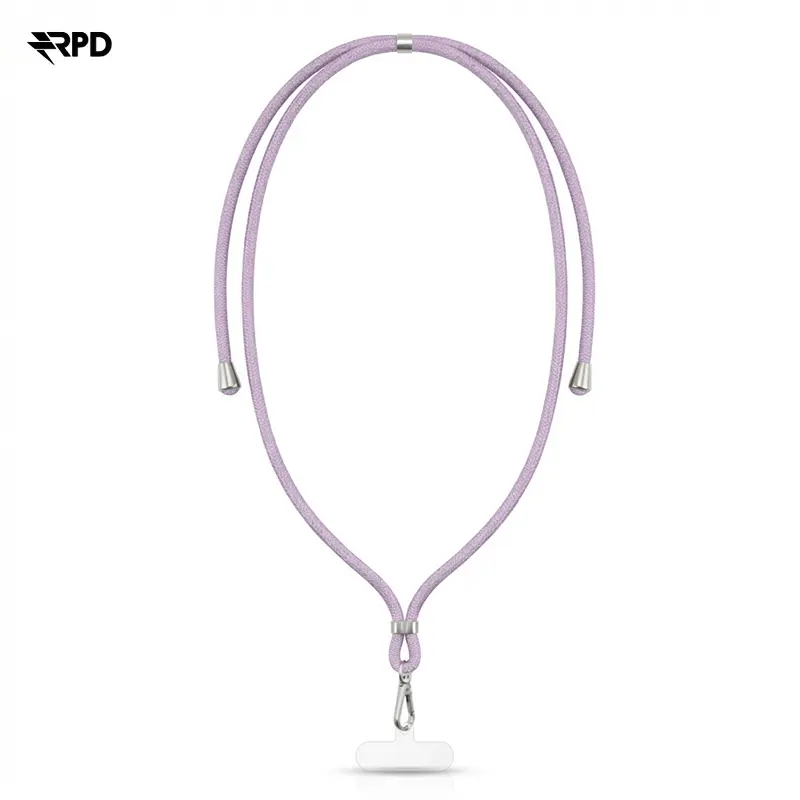 RPD Handykette Universal Nylon Necklace - Robuste Einlegekarte - für alle Smartphones, Lila