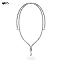RPD Handykette Universal Nylon Necklace - Robuste Einlegekarte - für alle Smartphones, Hellgrau – Bild 1