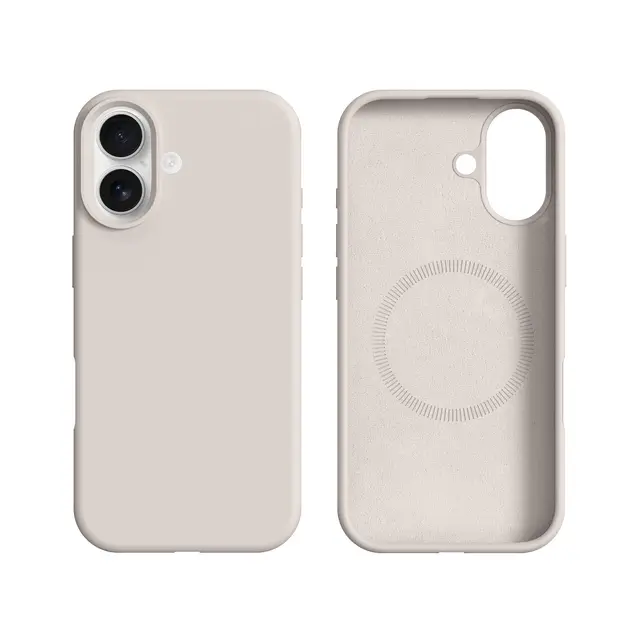 RPD - iPhone 16 Burom Silicone Case with MagSafe, White