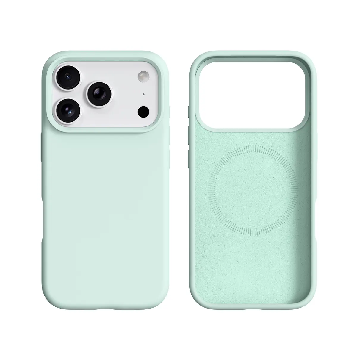 RPD - iPhone 17 Pro Burom Silicone Case mit MagSafe Funktion, Grün