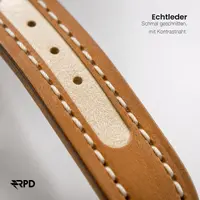 RPD Lithe Leather Strap Slim Classic for Apple Watch 44/45/46/49mm - Cognac – Bild 2