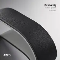 RPD Lyra Silicone Strap Magnetic Two-Tone for Apple Watch 38/40/41/42mm - Black/Grey – Bild 2