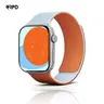 RPD Lyra Silicone Strap Magnetic Two-Tone for Apple Watch 38/40/41/42mm - Misty Blue/Orange