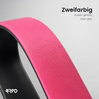 RPD Lyra Silikonarmband Magnet Zweifarbig für Apple Watch 38/40/41/42mm - Schwarz/Pink – Bild 2