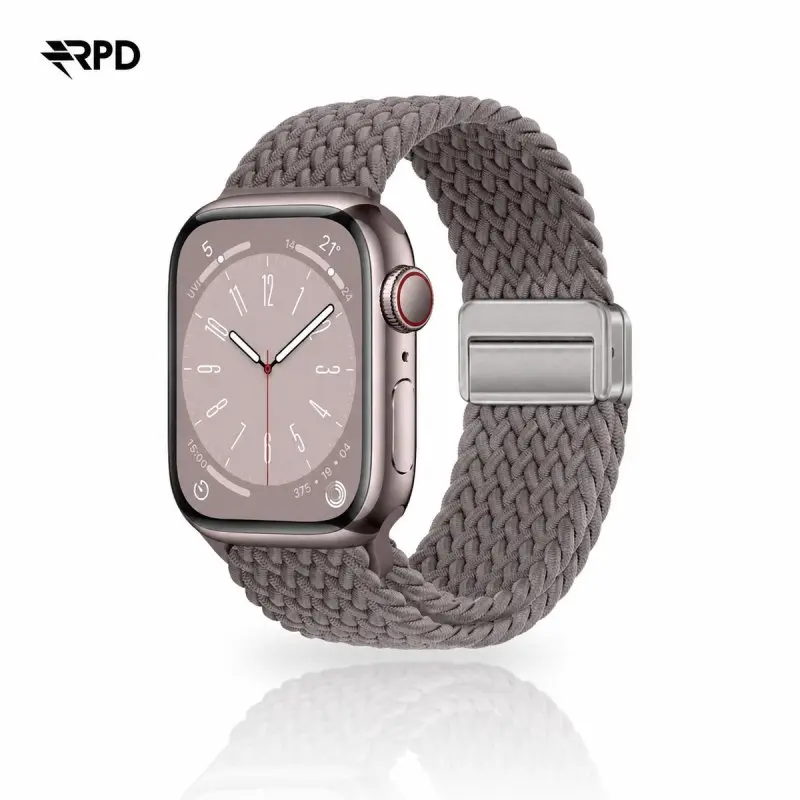 RPD Magnos Cinturino Magnetico Nylon per Apple Watch 44/45/46/49mm - Terracotta