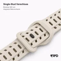 RPD Obsidian Cinturino Silicone Magnetico Sport per Apple Watch 44/45/46/49mm - Polare – Bild 3