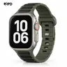 RPD Obsidian Silikonarmband Magnet Sport für Apple Watch 44/45/46/49mm - Olivgrün/Schwarz