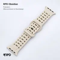 RPD Obsidian Silikonarmband Magnet Sport für Apple Watch 44/45/46/49mm - Polarstern – Bild 5