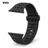 RPD Obsidian Silikonarmband Magnet Sport für Apple Watch 44/45/46/49mm - Schwarz
