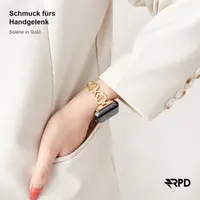 RPD Solène Bracciale Catena Cuore Donna per Apple Watch 44/45/46/49mm - Oro – Bild 4
