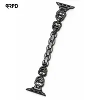 RPD Solène Chain Bracelet Heart Design Women for Apple Watch 44/45/46/49mm - Black – Bild 1