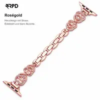 RPD Solène Chain Bracelet Heart Design Women for Apple Watch 44/45/46/49mm - Rose Gold – Bild 2