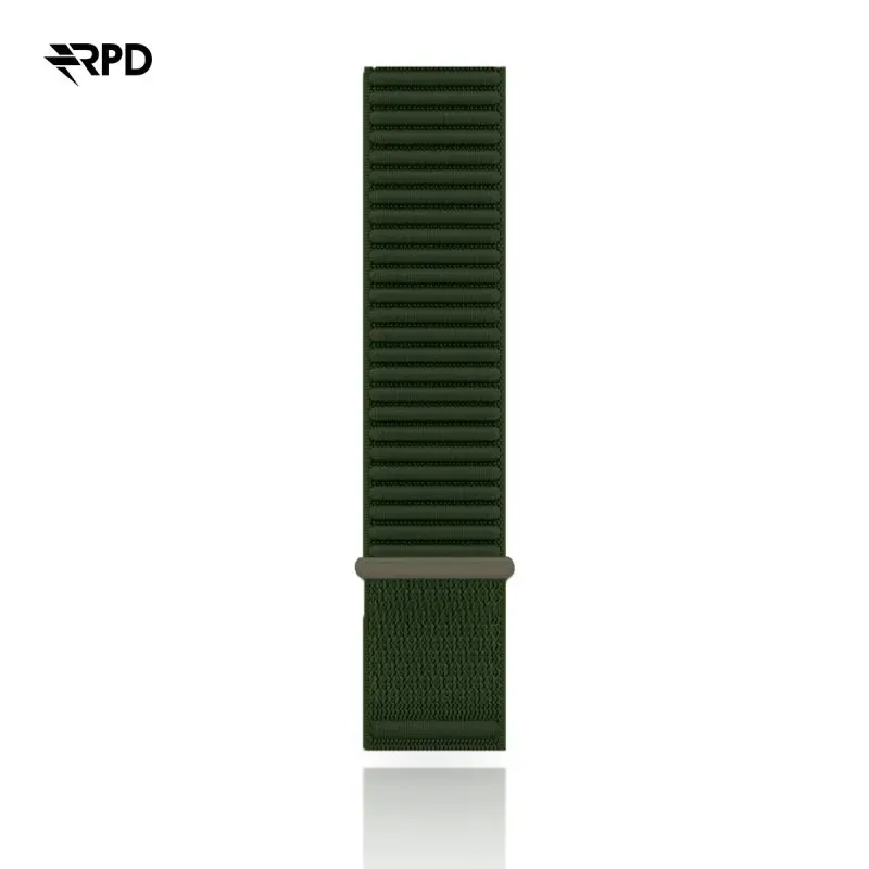 RPD Stride Trail Sport Strap Nylon Braided for Apple Watch 44/45/46/49mm - Pine Green