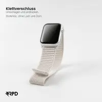 RPD Stride Trail Sportarmband Nylon Geflochten für Apple Watch 38/40/41/42mm - Polarstern – Bild 3