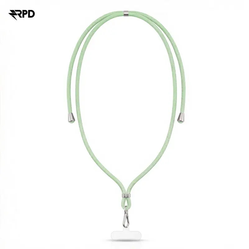 RPD Universal Nylon Necklace - Robust insert card - for all smartphones, mint green