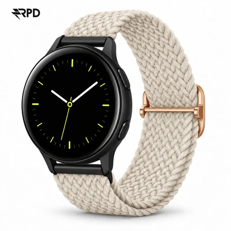 RPD Veloce Sportarmband Nylon Geflochten Schiebeschnalle für Samsung Galaxy 20mm - Polarstern