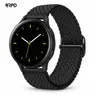 RPD Veloce Sportarmband Nylon Geflochten Schiebeschnalle für Samsung Galaxy 20mm - Schwarz