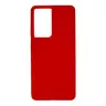 S21 Ultra - silicone case red