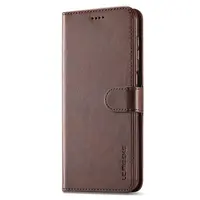Samsung A41 (2020) - LC.IMEEKE Wallet case with 3 card slots & magnetic closure, brown – Bild 4