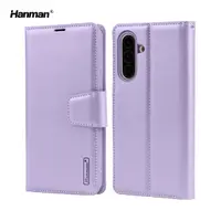 Samsung Galaxy A17 5G (2025) - Hanman Mill Flip Case mit 3 Kartenfächern, Lila – Bild 1