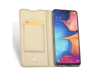 Samsung Galaxy A20e - Pelle Dux Ducis Pro Series oro – Bild 4