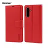 Samsung Galaxy A26 (2025) - Hanman Mill Flip Case avec 3 emplacements pour cartes, rouge