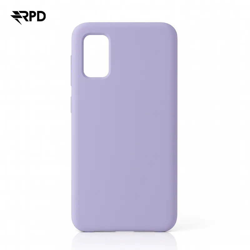 Samsung Galaxy A41 - Custodia in silicone liquido - Custodia in silicone, viola chiaro