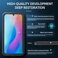Samsung Galaxy A55 - Custodia impermeabile per esterni Redpepper IP68 SAM Series, nero – Bild 3