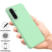 Samsung Galaxy A56 - Silicone case, green – Bild 2