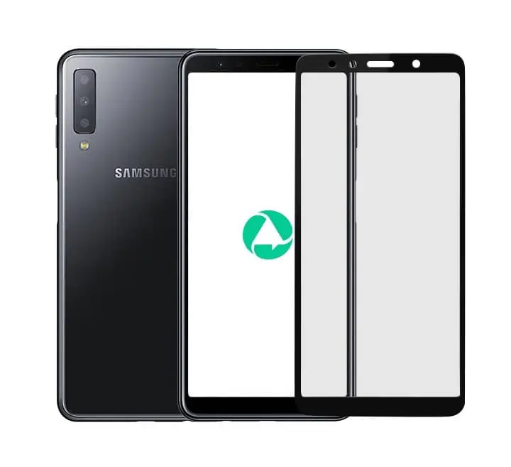 Samsung Galaxy A7 2018 - Tempered Glass / Panzerglas - 3D
