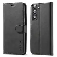 Samsung Galaxy A72 5G (2021) - LC.IMEEKE Wallet case with 3 card slots & magnetic closure, black – Bild 1