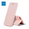 Samsung Galaxy S10E - Custodia flip X-Level FIBColor, in ecopelle, protezione a 360°, oro