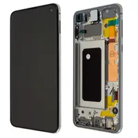 Samsung Galaxy S10e front glass / LCD silver, new, pulled – Bild 1