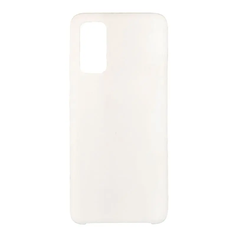 Samsung Galaxy S20 - Custodia in silicone, bianco