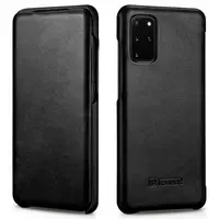 Samsung Galaxy S20 Plus - Custodia iCarer Vintage Series Curved Edge Flip nero (MT35094-BK) – Bild 3