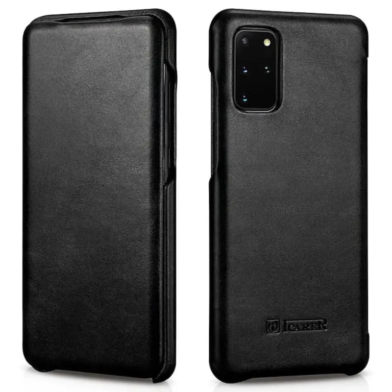 Samsung Galaxy S20 Ultra - Custodia iCarer Flip nera (RS992008-BK)