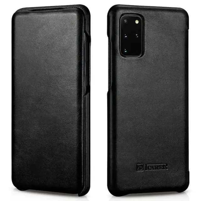 Samsung Galaxy S20 Ultra - Custodia iCarer Flip nera (RS992008-BK)