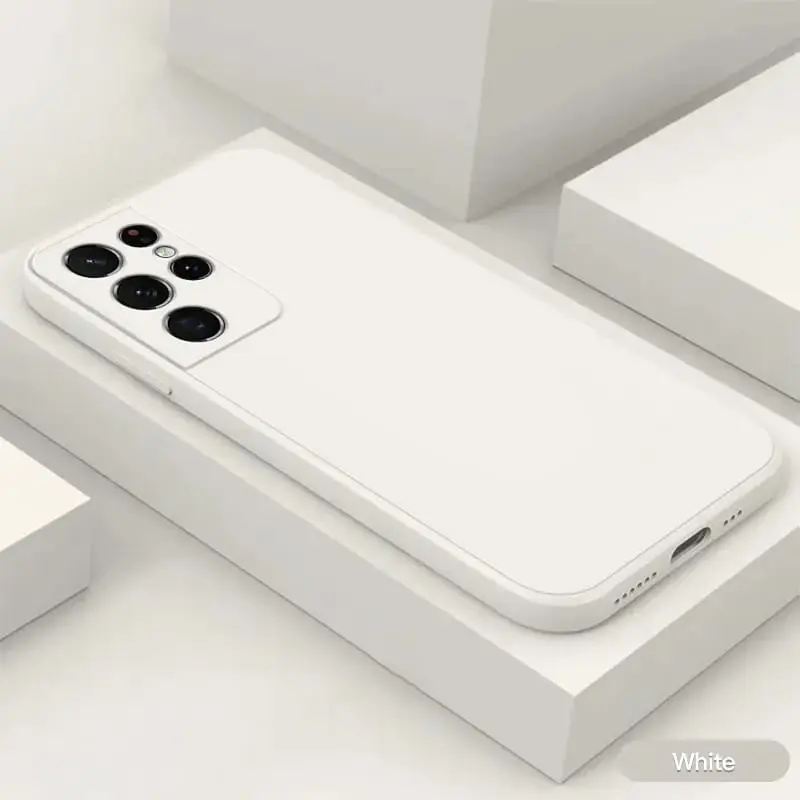 Samsung Galaxy S21 FE 5G - Custodia in silicone bianco