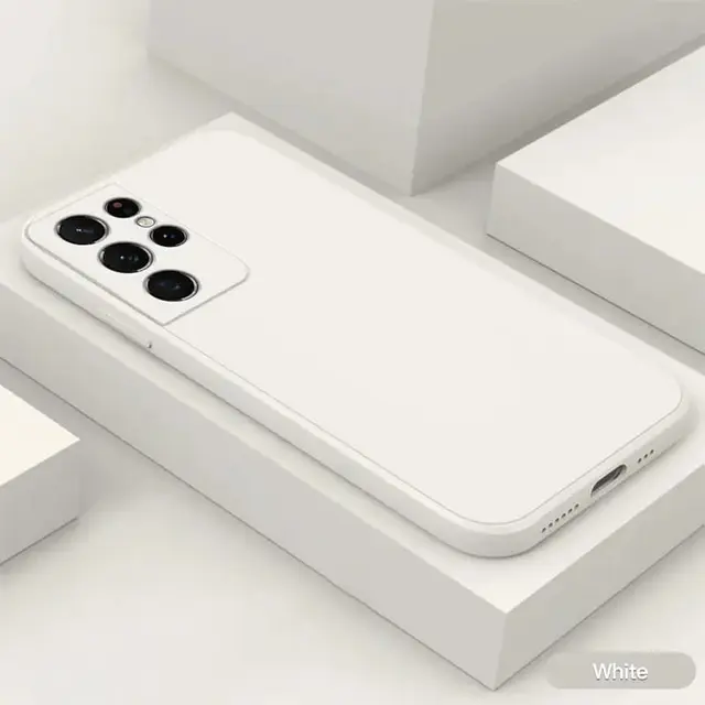 Samsung Galaxy S21 FE 5G - Custodia in silicone bianco