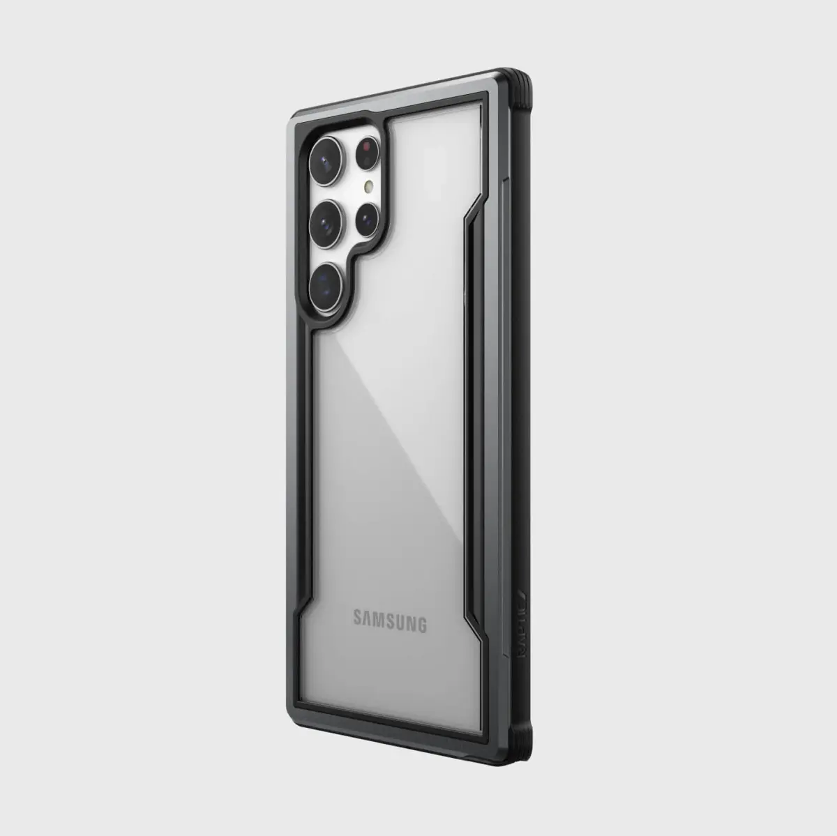 Samsung Galaxy S22 Ultra - Custodia Raptic/X-Doria Defence Shield con cornice nera