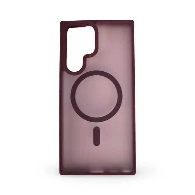 Samsung Galaxy S22 Ultra - Étui Magsafe bordeaux