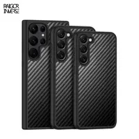 Samsung Galaxy S23 Plus - Custodia Raigor serie Scott nero carbonio – Bild 1