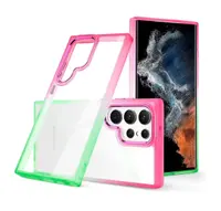 Samsung Galaxy S23 Plus - Custodia trasparente Cocktail Rosa Verde – Bild 1