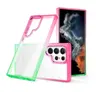 Samsung Galaxy S23 Plus - Housse Cocktail Clear rose vert